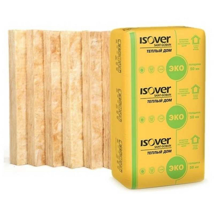 Утеплитель Isover Изовер Тёплый Дом Плита 50х610х1170 в Новороссийске